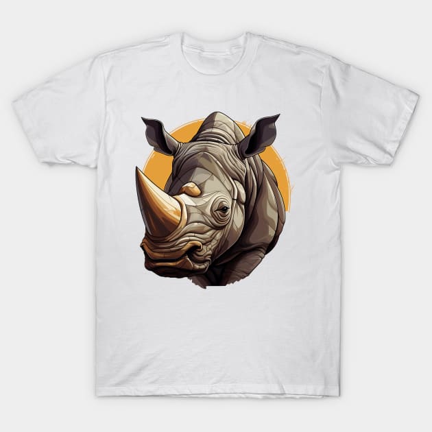 rhino T-Shirt by piratesnow